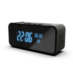 Réveil Enceinte Bluetooth camera WIFI Full HD Détection de mouvement