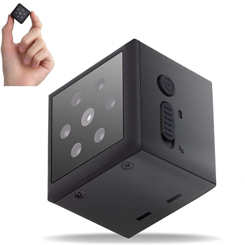 Caméra Espion 4K Vision Nocturne Détection Mouvement - Autonomie 4H Double Stockage Intérieur Extérieur