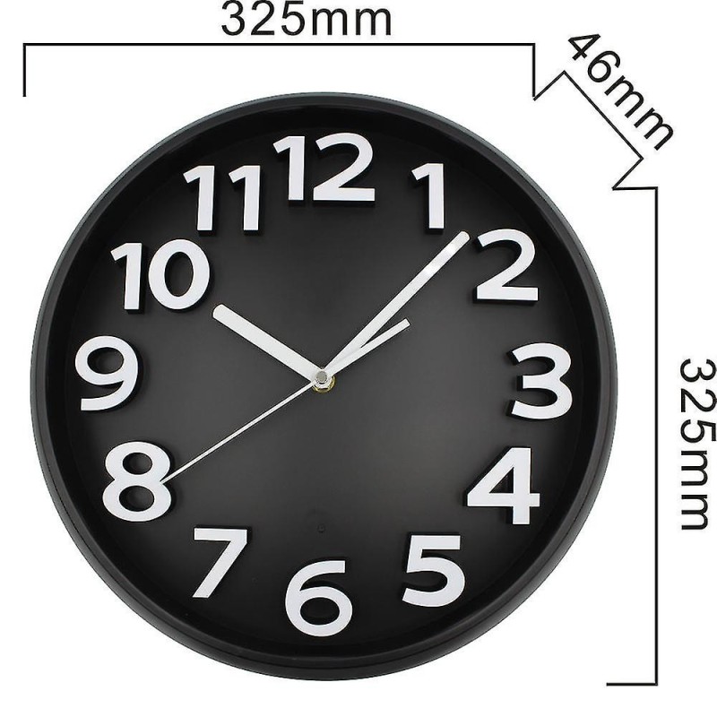 Horloge murale caméra accessible à distance détection de mouvement