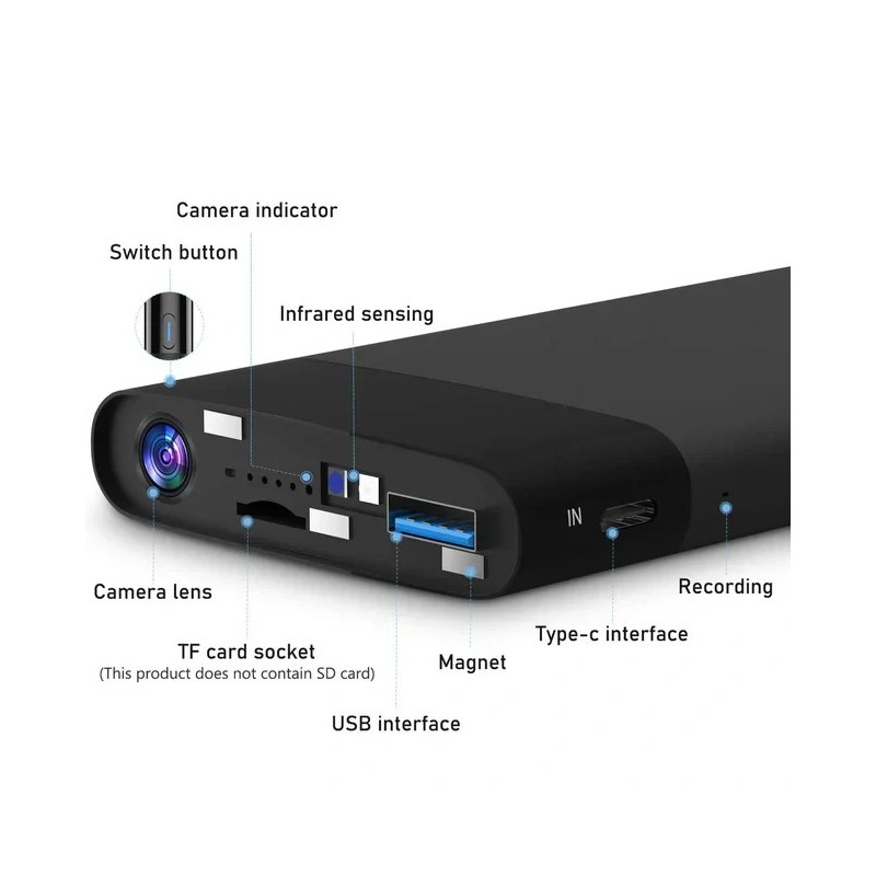 Caméra WiFi Batterie de Secours vision à distance 32 Heures