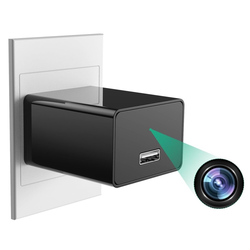 Prise chargeur caméra Full HD 1080p vision nocturne