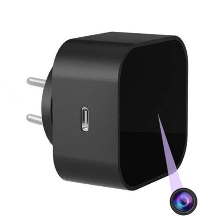 Caméra WiFi Full HD dans chargeur USB Type-C