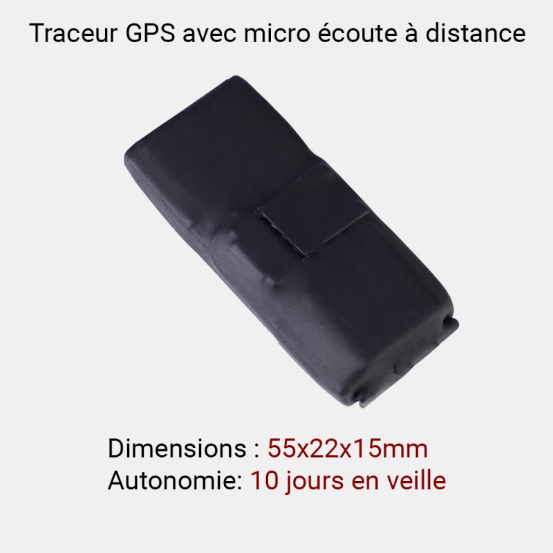 Micro GSM et Traceur GPS: longue autonomie jusqu'à 60 heures
