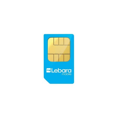 LEBARA carte SIM prépayée compatible avec nos produits