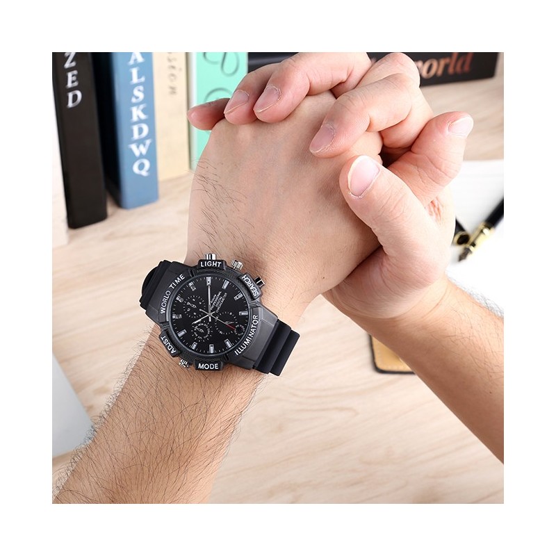 Montre caméra sport Full HD jusqu'à 2h